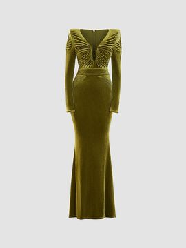 ZHIVAGO Women's Betsy Mixed-Media Gown