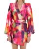 Zhivago Women's Cala Conta Tie-Dye Satin Tie-Waist Minidress - 2