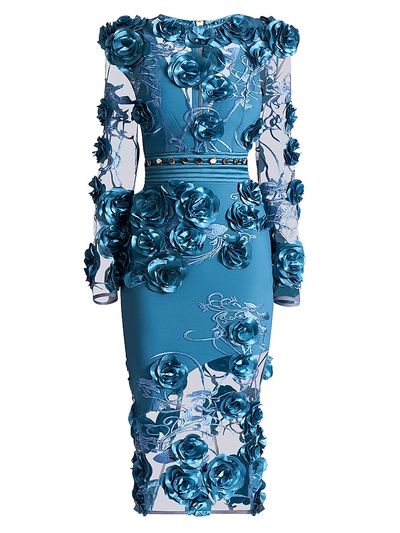 Zhivago - Women's Chimera Floral Mesh Midi-Dress
