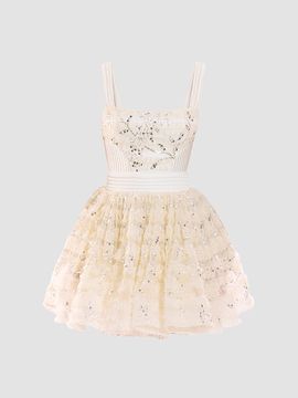 ZHIVAGO Women's Doll Sequin-Embellished A-Line Mini Dress