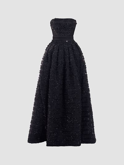 ZHIVAGO Women's Doll Sequined A-Line Gown