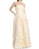 Zhivago Women's Dream Of That Strapless Floral Applique Gown - 2