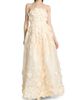 Zhivago Women's Dream Of That Strapless Floral Applique Gown - 3