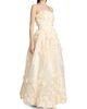 Zhivago Women's Dream Of That Strapless Floral Applique Gown - 4