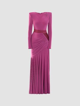 ZHIVAGO Women's How Light She Is Ruched Gown