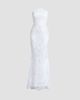 ZHIVAGO Women's Ithaca Lace Strapless Gown - 6