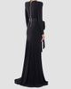 ZHIVAGO Women's Portrait Of A Siren Bow Jersey Gown - 3