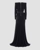 ZHIVAGO Women's Portrait Of A Siren Bow Jersey Gown - 5