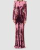 ZHIVAGO Women's The Past Returns Sequin Gown - 2