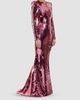 ZHIVAGO Women's The Past Returns Sequin Gown - 4