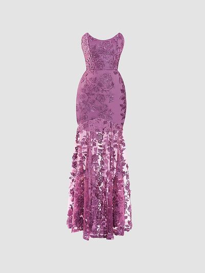 ZHIVAGO Women's The Voice Returns Lace Gown