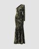 ZHIVAGO Women's This Is Not Her Sequined One-Shoulder Mermaid Gown - 1