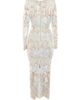 Zhivago Women's Violets and Music Satin Column Gown - 5