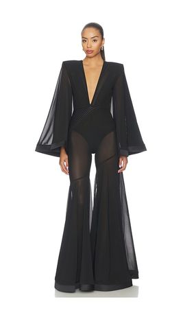 Zhivago Zhivago Illusion Survives Love 2 Pc Mesh Jumpsuit