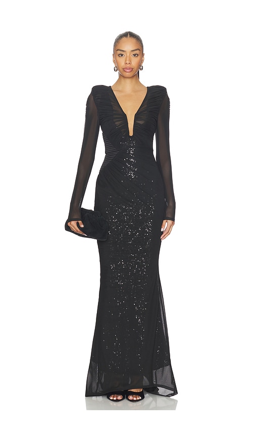 black dress with blazer outfit Corinne Blazer Dress