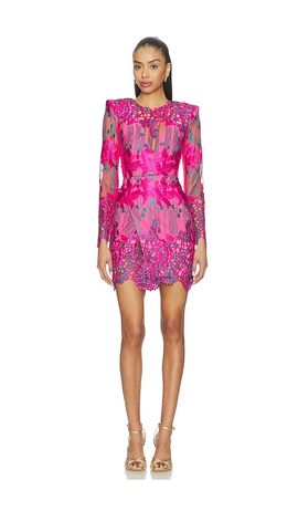 Zhivago - Women's Battle Lines Floral-Embellished Vendetta Dress