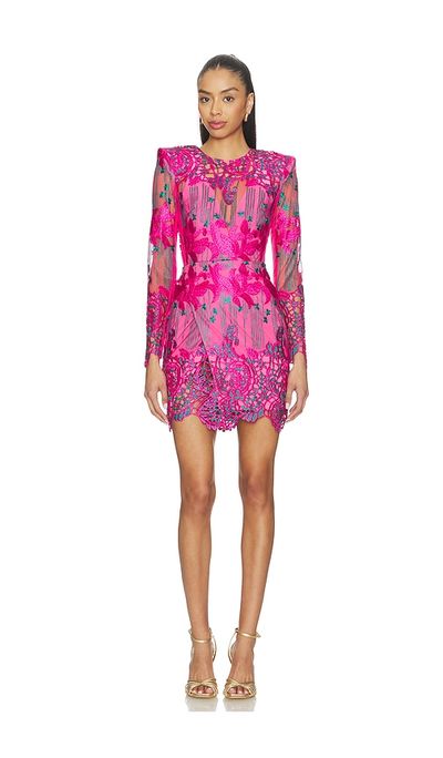 Zhivago Zhivago Violets And Music Mini Dress