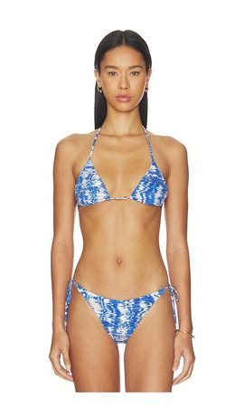 Ziah Ziah Beaded Triangle Top