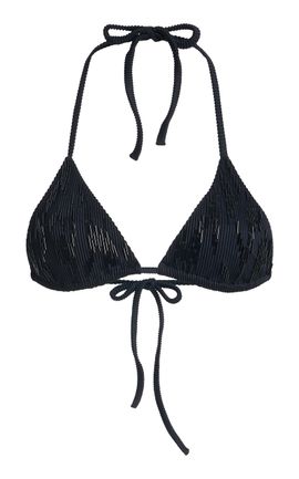Ziah Ziah Embroidered Triangle Bikini Top