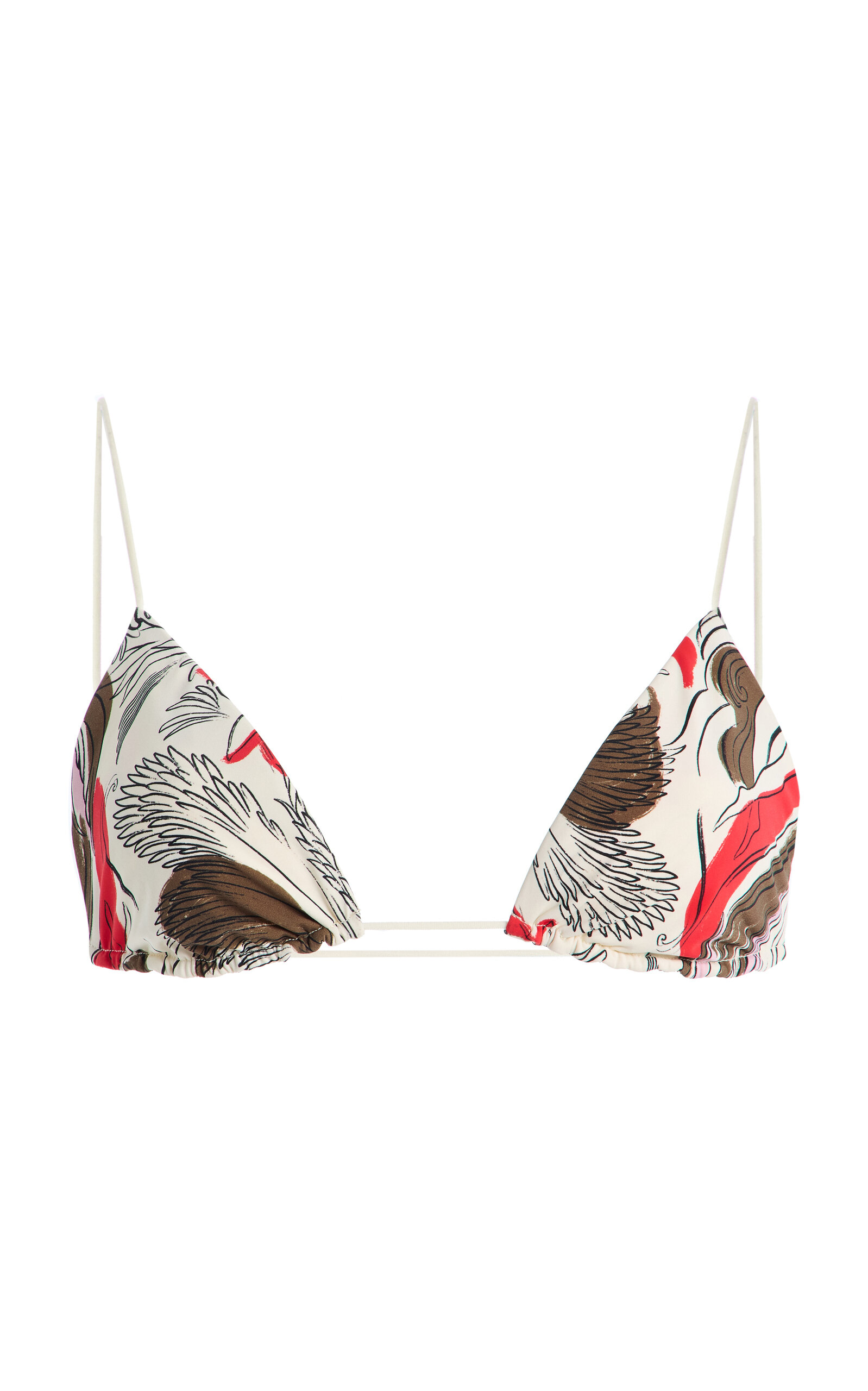 Ziah Ziah The Fine Strap Triangle Bikini Top Multi AU 12