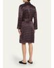 Zimmerli Men's Leaf-Print Silk Robe - 3