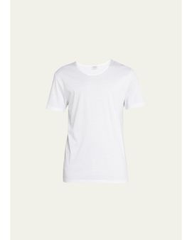 Zimmerli Men's Sea Island Scoop Neck T-Shirt