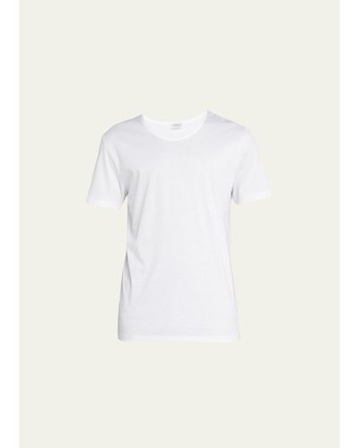 Zimmerli Men's Sea Island Scoop Neck T-Shirt