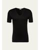 Zimmerli Men's Sea Island V-Neck Cotton T-Shirt - 1