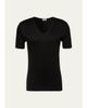 Zimmerli Men's Sea Island V-Neck Cotton T-Shirt - 2