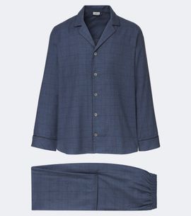 Zimmerli Zimmerli Prince of Wales cotton and wool pajamas