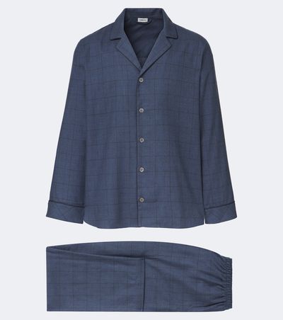 Zimmerli Zimmerli Prince of Wales cotton and wool pajamas