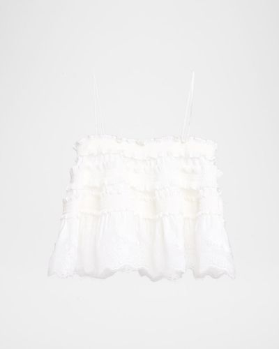 Zimmermann Alchemy Shirred Bandeau Top