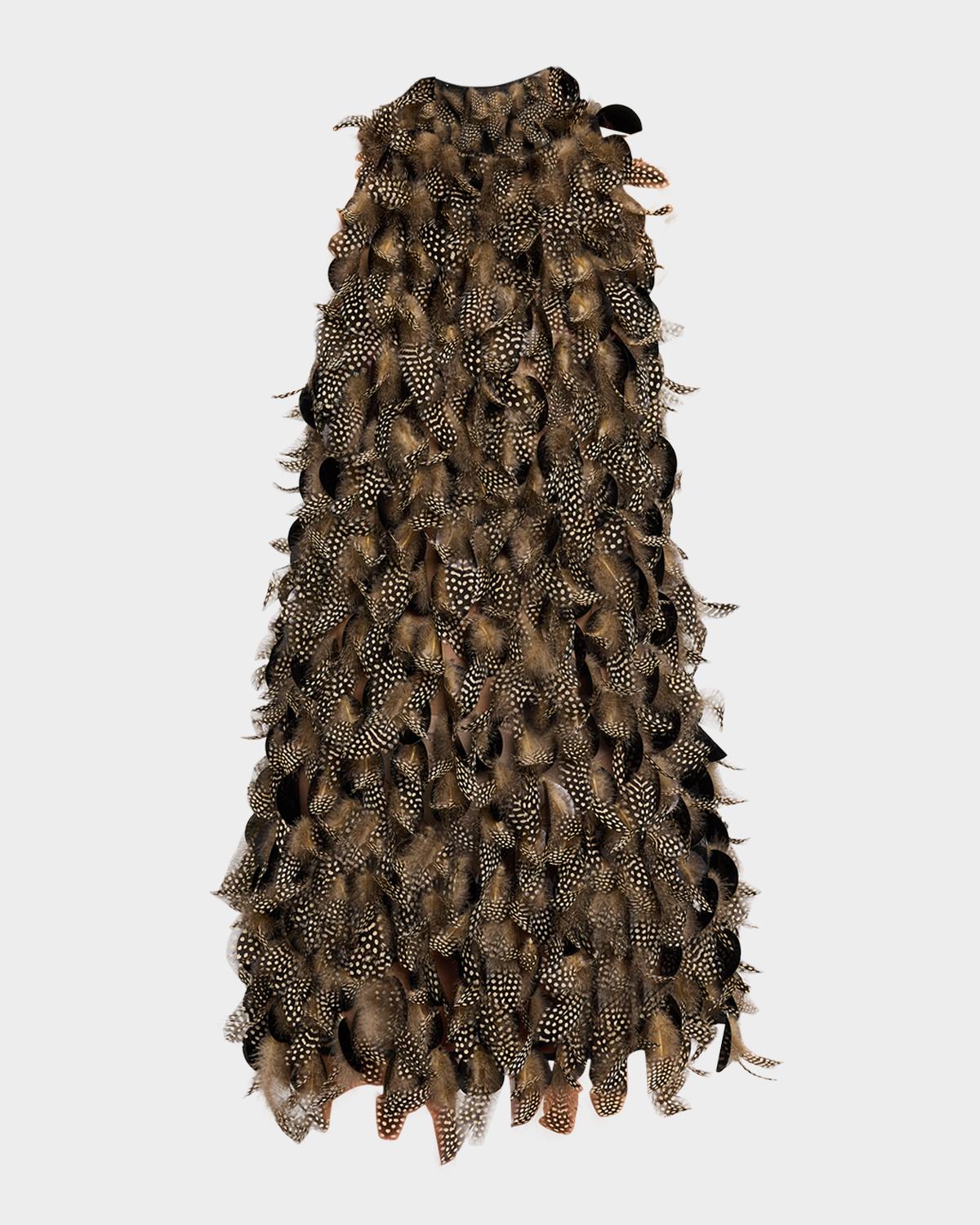 Zimmermann Ascent Feathered Mini Dress