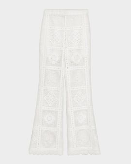 Zimmermann Aster Embroidered Pants
