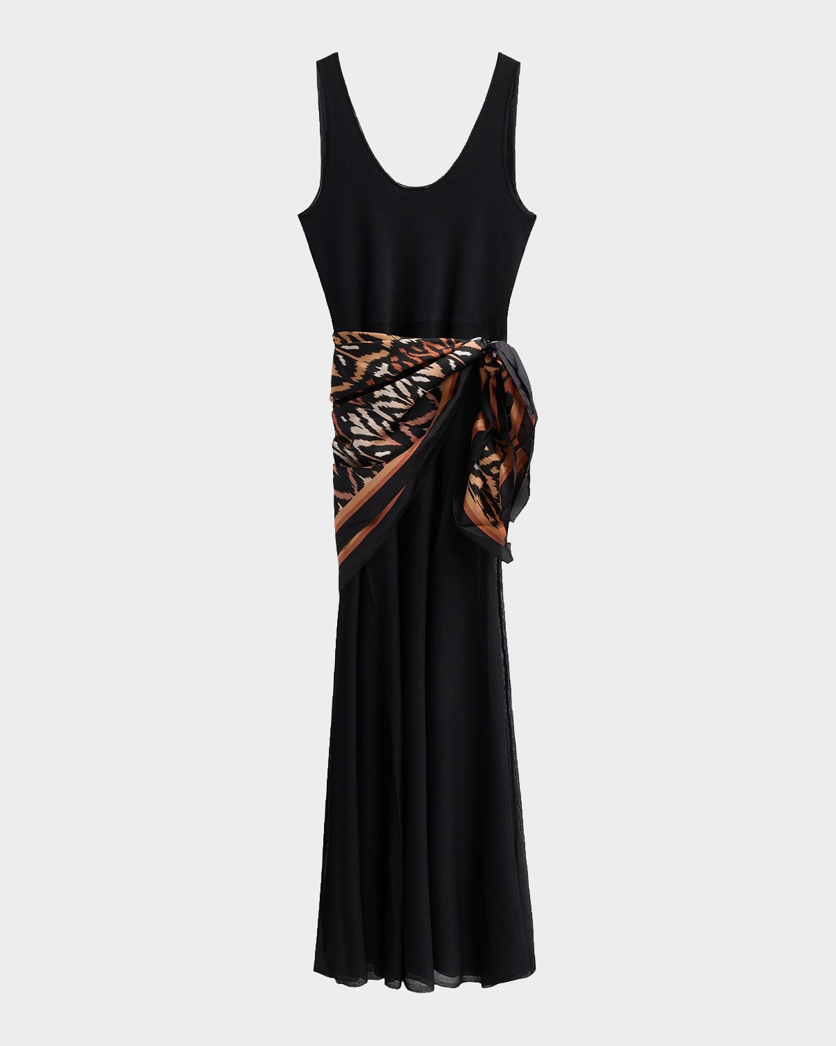 Zimmermann Aster Silk Scarf Maxi Dress
