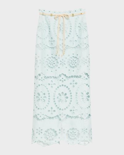 Zimmermann Awaken Embroidered Skirt
