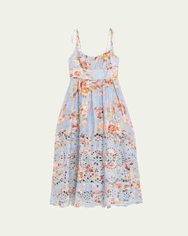 chinese dress ladies Slip Dress W/ Deep Lace Trim — Black – La Garçonne main image 0