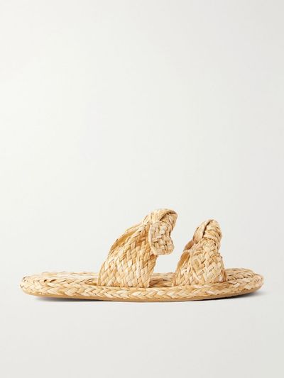 ZIMMERMANN Carousel raffia slides