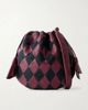 ZIMMERMANN Cloud 91 leather and denim shoulder bag - 1