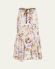 Zimmermann Coco Fit-&-Flare Midi Skirt - 1