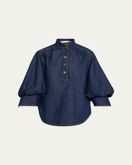 Zimmermann Denim Billow Shirt