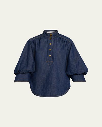 Zimmermann Denim Billow Shirt