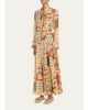 Zimmermann Fairlight Patchwork Silk A-Line Maxi Dress - 4