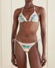 ZIMMERMANN Floral-print crochet-trimmed bikini top - 2