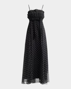 Zimmermann Frill Pleated Maxi Dress