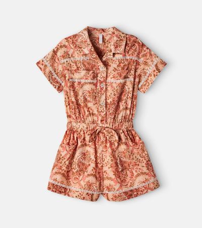 Zimmermann Kids Zimmermann Kids Aster floral cotton playsuit