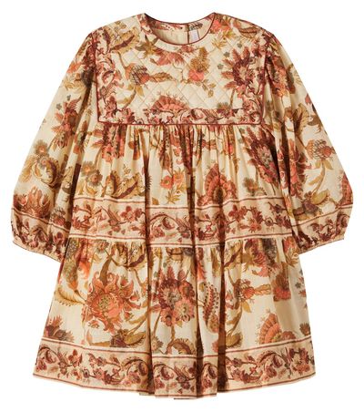 Zimmermann Kids Zimmermann Kids Aster floral quilted cotton dress