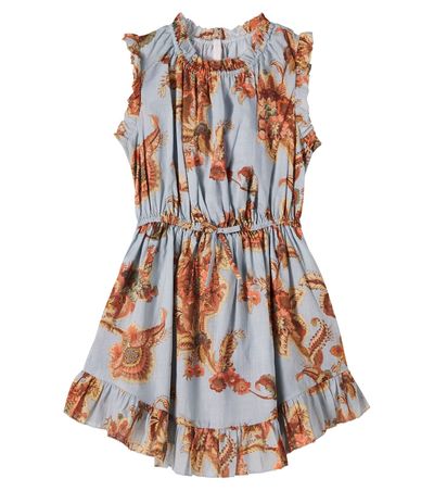Zimmermann Kids Zimmermann Kids Aster floral ruffled cotton dress