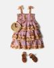 Zimmermann Kids Zimmermann Kids Aster floral tiered cotton dress - 2