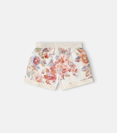 Zimmermann Kids Zimmermann Kids Awaken floral quilted cotton shorts